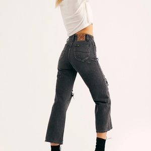 Free People Lee High Rise Wide Leg Jeans
